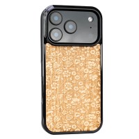mini: Drewniane Etui Bewood do iPhone 17 Pro KWIATY POLNE ANIEGRE (2)
