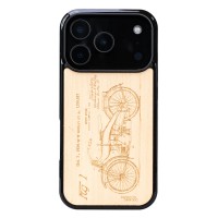mini: Drewniane Etui Bewood do iPhone 17 Pro HARLEY PATENT ANIEGRE (1)