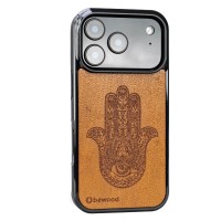 mini: Drewniane Etui Bewood do iPhone 17 Pro HAMSA IMBUIA (2)