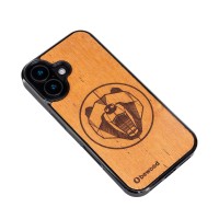 mini: Drewniane Etui Bewood do iPhone 17 NIEDŹWIEDŹ MERBAU (3)