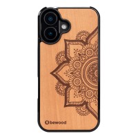 mini: Drewniane Etui Bewood do iPhone 17 MANDALA JABŁOŃ (1)