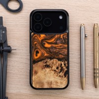 mini: Etui Bewood Unique do iPhone 17 Pro - Orange (3)