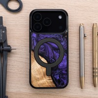 mini: Bewood Resin Case for Apple iPhone 17 Pro - Violet with MagSafe (4)