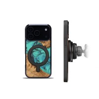 mini: Bewood Resin Case for Apple iPhone 17 Pro - Turquoise with MagSafe (3)