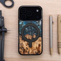 mini: Etui Bewood Unique do iPhone 17 Pro - Planets - Ziemia z MagSafe (4)