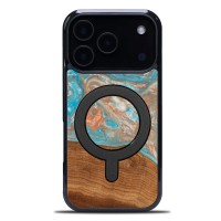 mini: Etui Bewood Unique do iPhone 17 Pro - Planets - Saturn z MagSafe (1)