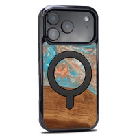 mini: Etui Bewood Unique do iPhone 17 Pro - Planets - Saturn z MagSafe (2)