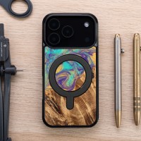 mini: Etui Bewood Unique do iPhone 17 Pro - Planets - Merkury z MagSafe (4)