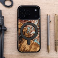 mini: Etui Bewood Unique do iPhone 17 Pro - Planets - Jowisz z MagSafe (4)