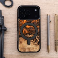 mini: Etui Bewood Unique do iPhone 17 Pro - Orange z MagSafe (4)