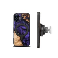 mini: Etui Bewood Unique do iPhone 17 - Violet z MagSafe (3)