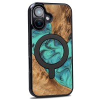 mini: Bewood Resin Case for Apple iPhone 17 - Turquoise with MagSafe (2)