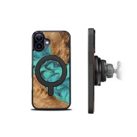 mini: Bewood Resin Case for Apple iPhone 17 - Turquoise with MagSafe (3)