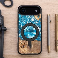mini: Etui Bewood Unique do iPhone Air - Planets - Uran z MagSafe (4)