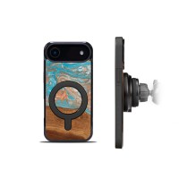 mini: Etui Bewood Unique do iPhone Air - Planets - Saturn z MagSafe (3)