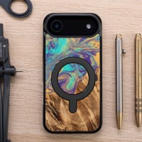 mini: Etui Bewood Unique do iPhone Air - Planets - Merkury z MagSafe (4)