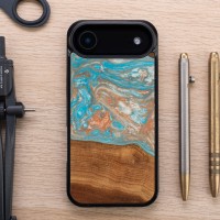 mini: Etui Bewood Unique do iPhone Air - Planets - Saturn (3)
