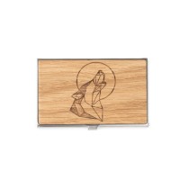 mini: Drewniany Wizytownik Bewood Inox Wilk Dąb (2)