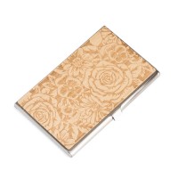 mini: Drewniany Wizytownik Bewood Inox Róże Aniegre (1)
