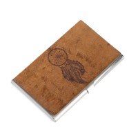 mini: Business Card Holder Inox Dreamcatcher Imbuia (1)