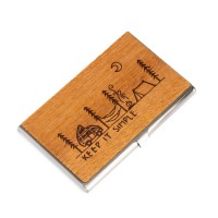 mini: Drewniany Wizytownik Bewood Inox Keep it simple Merbau (1)
