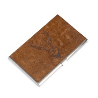 mini: Business Card Holder Inox Deer Imbuia (1)