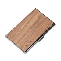 mini: Drewniany Wizytownik Bewood Black Orzech Amerykański (1)
