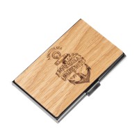 mini: Drewniany Wizytownik Bewood Black Kotwica Dąb (1)