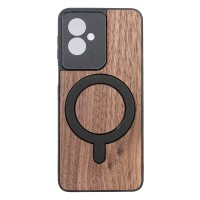 mini: Drewniane Etui Bewood do Motorola G55 5G ORZECH AMERYKAŃSKI z MagSafe (1)