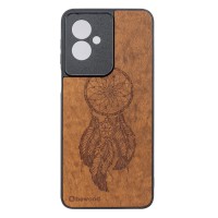 mini: Drewniane Etui Bewood do Motorola G55 5G ŁAPACZ SNÓW IMBUIA (1)