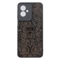 mini: Drewniane Etui Bewood do Motorola G55 5G KALENDARZ AZTECKI ZIRICOTE (1)