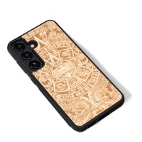 mini: Drewniane Etui Bewood do Samsung Galaxy S25 FE 5G KALENDARZ AZTECKI ANIEGRE (3)