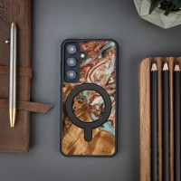 mini: Etui Bewood Unique do Samsung Galaxy S25 FE 5G - Planets - Jowisz z MagSafe (3)
