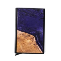 mini: Etui na karty Bewood Unique Black - Violet (2)