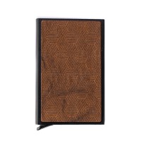 mini: Etui na karty Bewood Unique Black - Hexagon Imbuia (2)