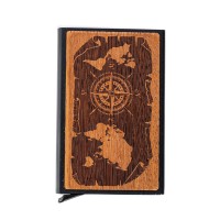mini: Etui na karty Bewood Róża Wiatrów Merbau (2)