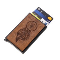 mini: Etui na karty Bewood Łapacz Snów Imbuia (1)