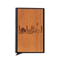 mini: Etui na karty Bewood Keep it simple Merbau (2)