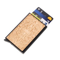 mini: Etui na karty Bewood Kalendarz Aztecki Anegre (1)