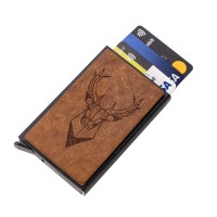 mini: Etui na karty Bewood Jeleń Imbuia (1)