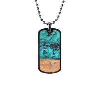 mini: Nieśmiertelnik Bewood Unique - Turquoise (1)