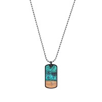 mini: Nieśmiertelnik Bewood Unique - Turquoise (3)