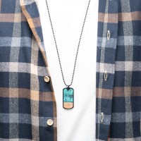 mini: Nieśmiertelnik Bewood Unique - Turquoise (5)
