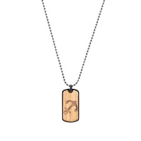 mini: Dog tag Bewood  - Sailor Oak (3)