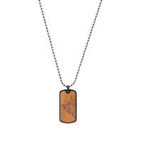 mini: Dog tag Bewood  - Cat Lover Imbuia (3)