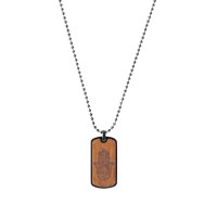 mini: Nieśmiertelnik Bewood - Hamsa - Imbuia (3)