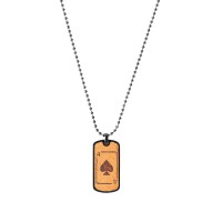 mini: Dog tag Bewood  - Ace of Spades (3)