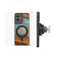 mini: Etui Bewood Unique do Motorola G55 5G - Planets - Saturn z MagSafe (2)