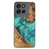 mini: Etui Bewood Unique do Motorola G56 5G - Turquoise (1)
