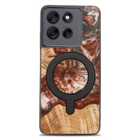 mini: Etui Bewood Unique do Motorola G86 5G - Planets - Wenus z MagSafe (1)